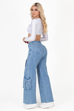 Jeans Cargo para mujer 