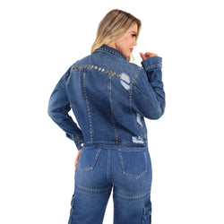 Chaqueta de jeans para mujer