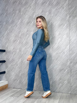 Jeans para mujer bota recta