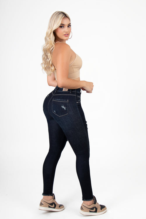 Jeans Mujer Bota Skinny