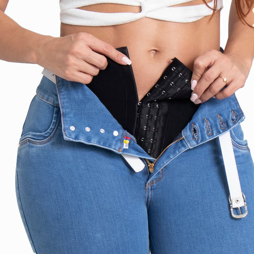 Jeans With Butt Lifter Girdle