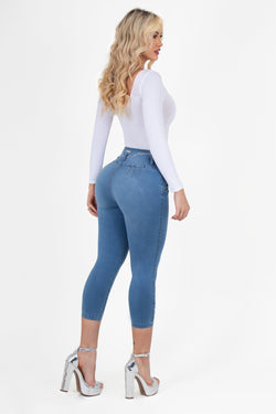 Jeans With Butt Lifter Girdle